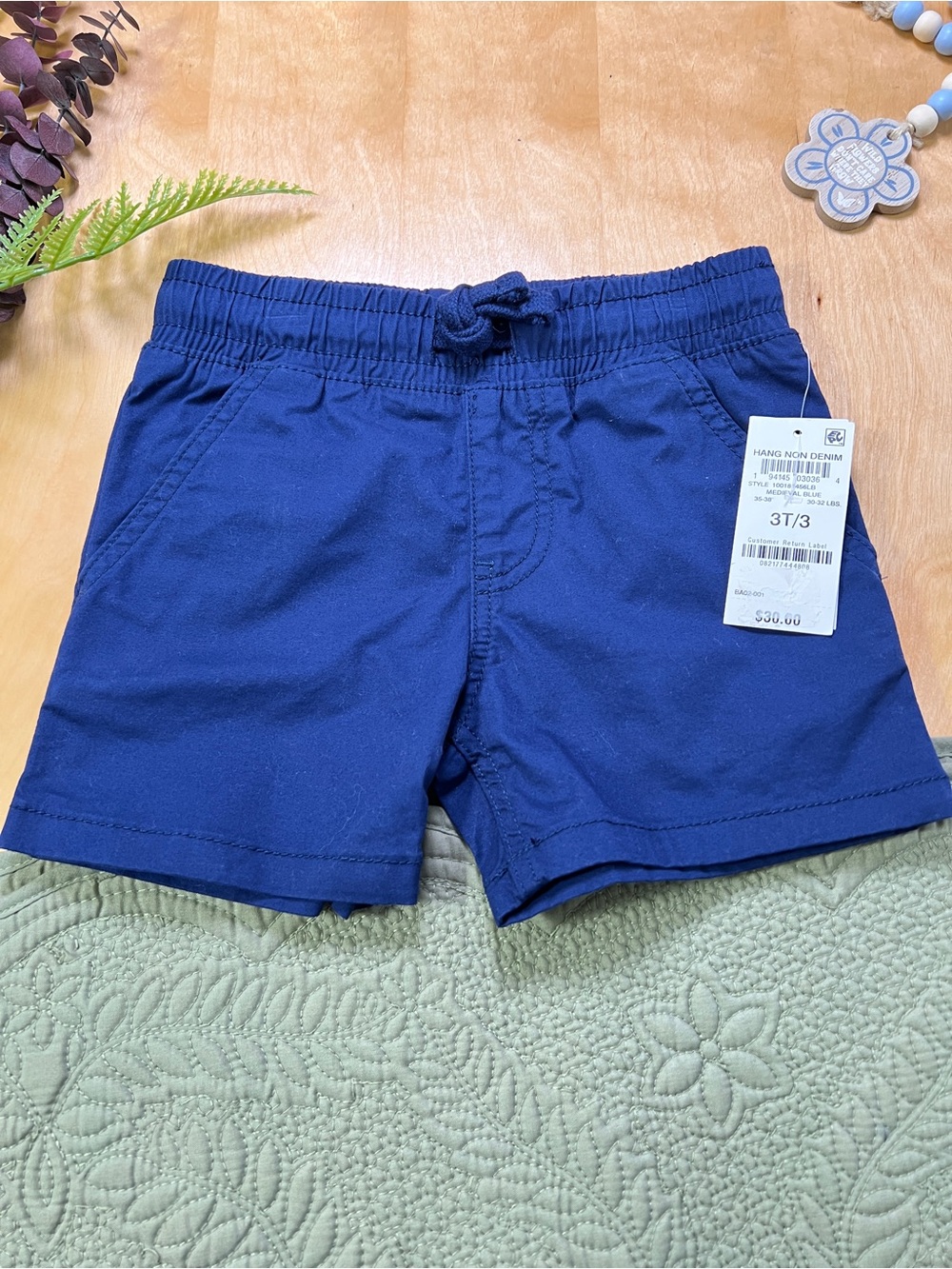 Epic Threads Navy Pull-On Kids Shorts Girl